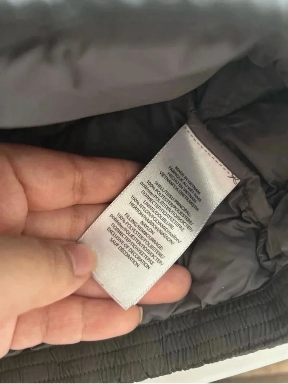 Ralph Lauren Kids Gray Quilted Puffer Jacket
